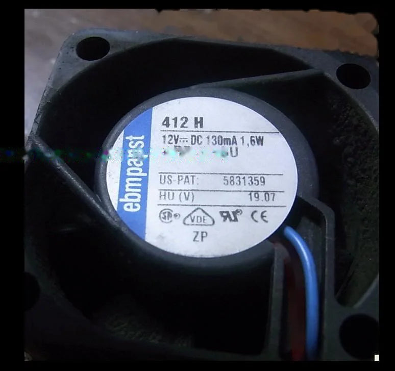 1pc new fan 412H ebmpapst 12V 130MA 1.6W 40*40*20MM freeship