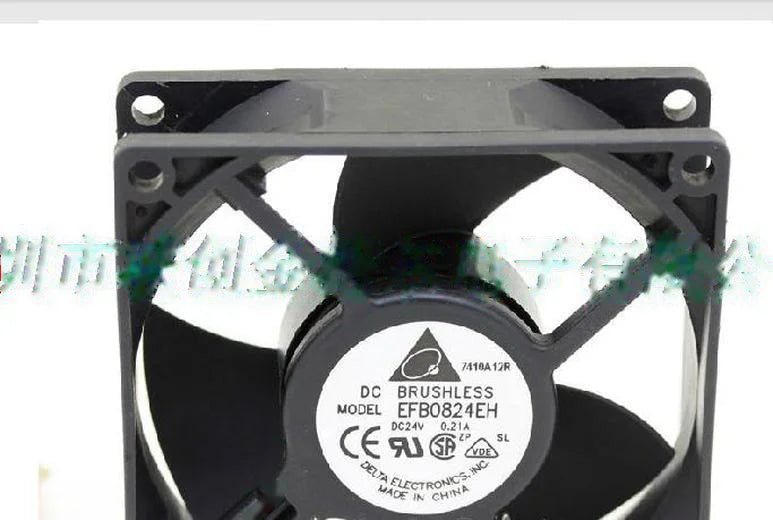 1pc new fan EFB0824EH 24V 0.21A DELTA 80*80*25 freeship