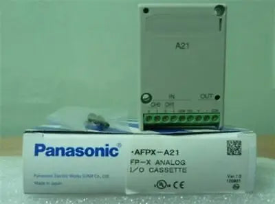 New Panasonic AFPX-A21 Analog and Thermocouple Cassettes Original