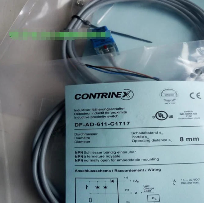 DF-AD-611-C1717 DFAD611C1717 1 PCS New Contrinex Proximity Switch free shipping