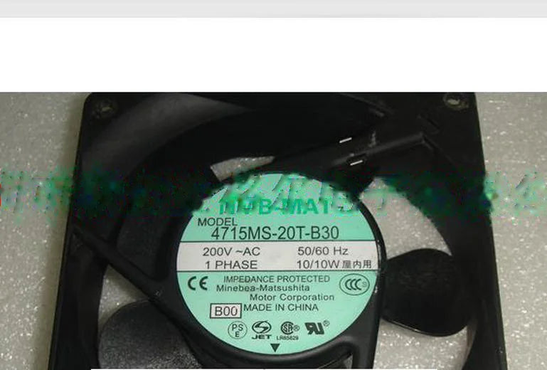 1pc new fan 4715MS-20T-B30 200V 10/10W NMB 120*120*38 freeship