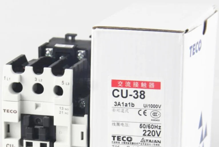 CU-38 CU38 220VAC 1PC New TECO Magnetic Contactor free ship