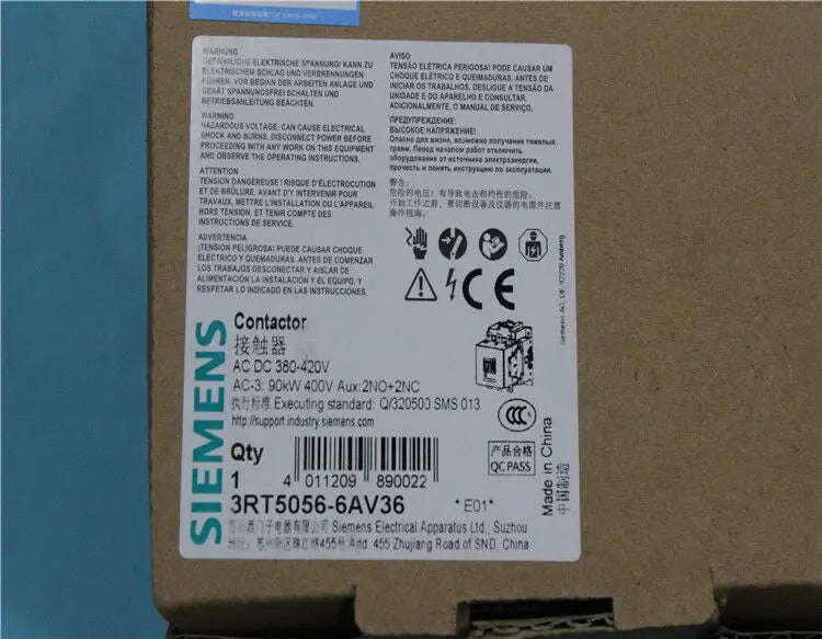 1pc      Siemens  3RT5056-6AV36   Ac  contactor  free shipping