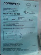 DW-AS-623-M8-124 DWAS623M8124 1pc New CONTRINEX Inductive Proximity Sensor