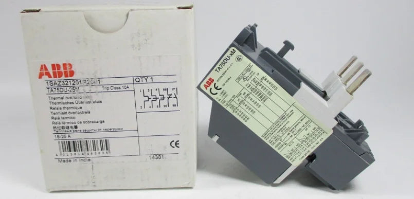 New  ABB TA75DU-25M  18-25A   thermal overload relay  free shipping