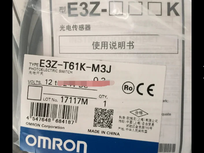 1PC  NEW   Omron   E3Z-T61K-M3J     free  shipping