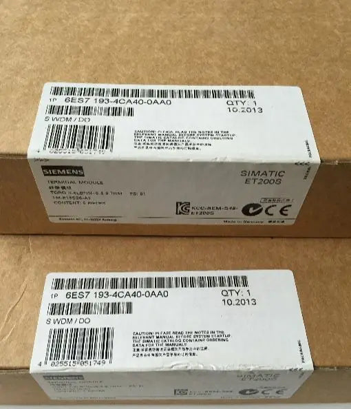 6ES7 193-4CA40-0AA0 6ES7193-4CA40-0AA0 1PC NEW Siemens module free shipping