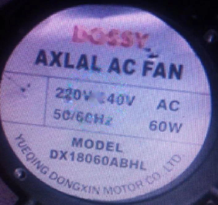 1pc new fan DX18060ABHL 220V/240VAC 60W DOSSY 180*180*60MM freeship