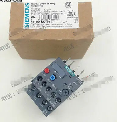 1PC New in box SIEMENS Termal Overload Relay 3RU6116-0BB0 3RU6116 0BB0
