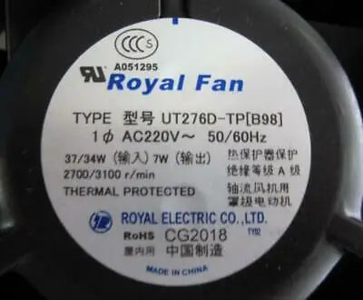 1pc new UT276D-TP[B98] 220V 37/34W 14014050MM ROYAL
