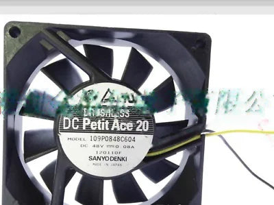 1pc fan new 109P0848C604 TT 8020TH48B-PF1 48V SANYO 808020