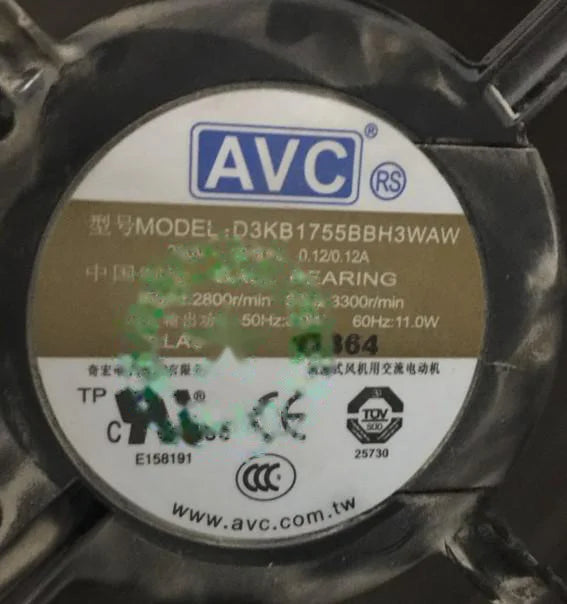 1pc new fan D3KB1755BBH3WAW AC230V AVC 150*55MM freeship