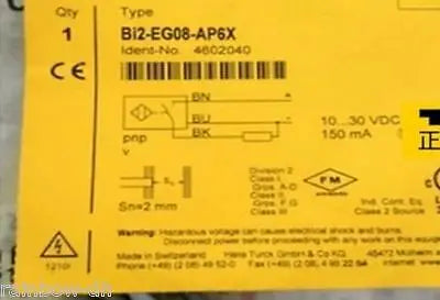 New TURCK BI2-EG08-AP6X