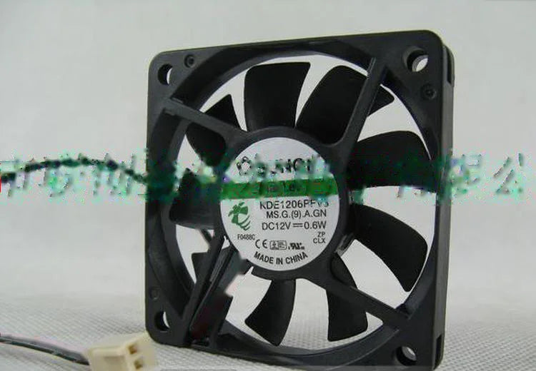 1pc new fan KDE1206PFV3 SUNON DC12V 0.6W 60*60*10 freeship