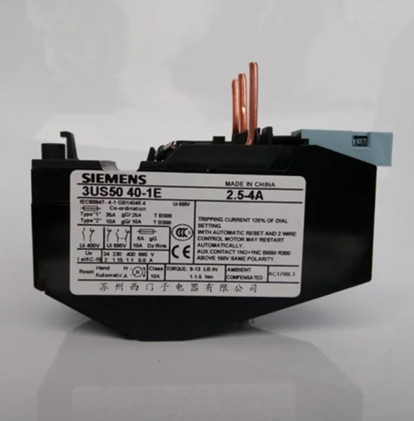 1pc      Siemens  3US5040-1E  2.5-4A   Thermal relay  free shipping