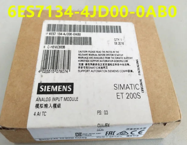 New Siemens 6ES7 134-4JD00-0AB0 6ES7134-4JD00-0AB0 free shipping
