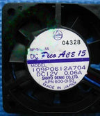 1pc new fan 109P0612A704 DC12V 0.06A SANYO 60*60*15 freeship
