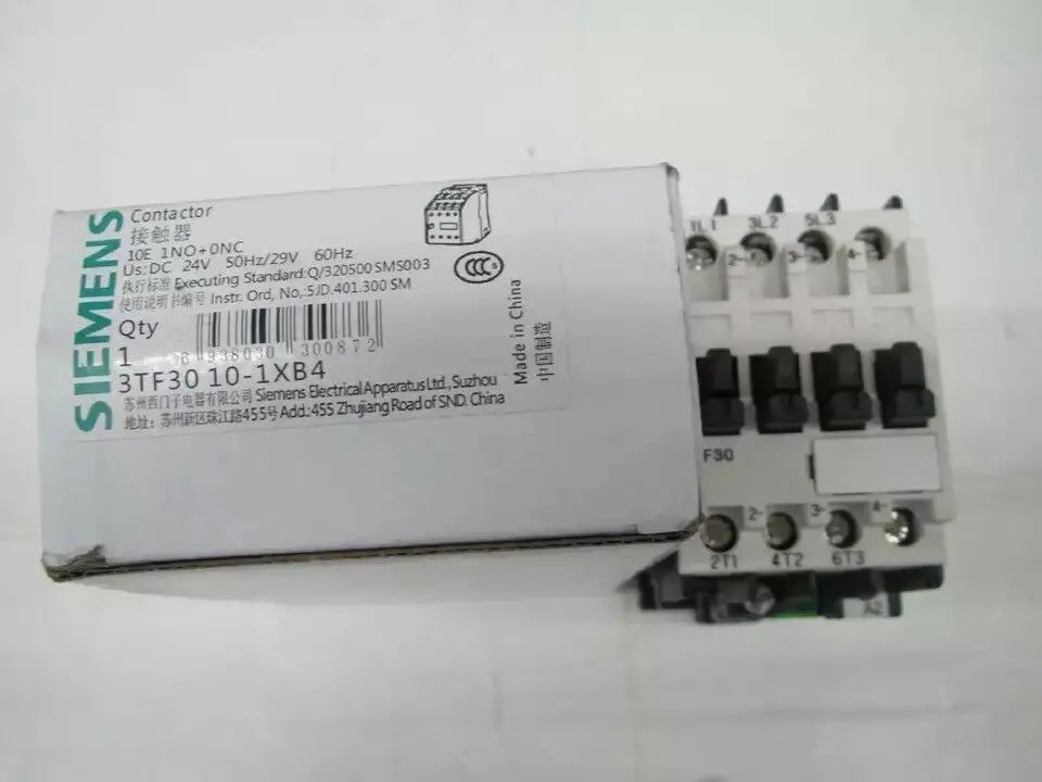 New SIEMENS 3TF3010-1XB4 DC24V Ac contactor free shipping