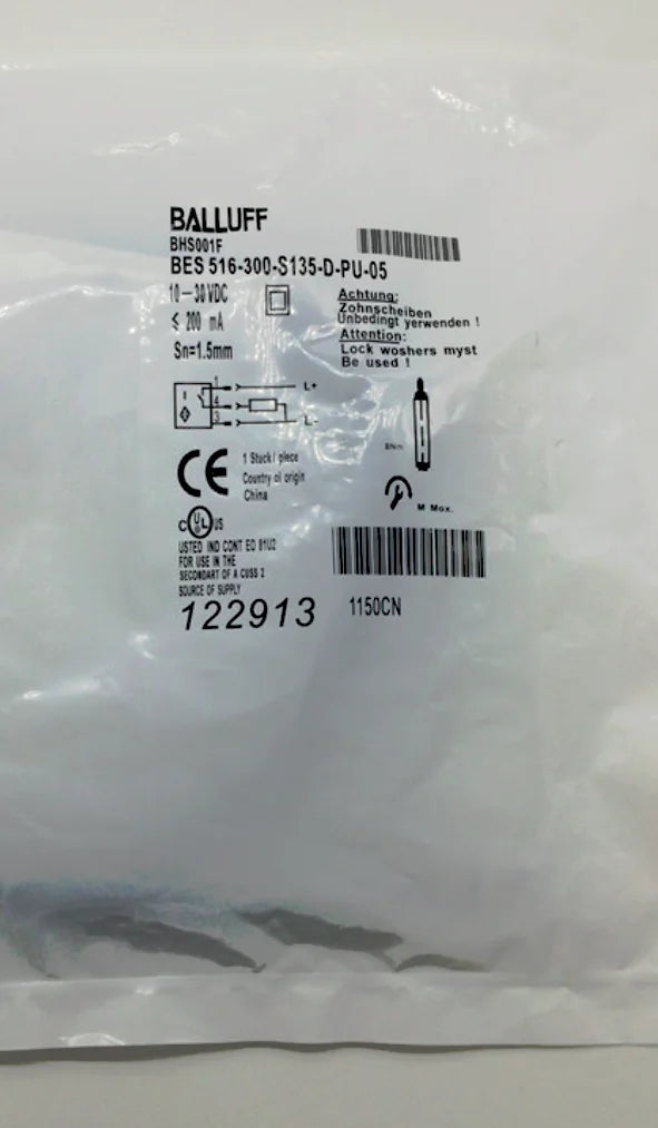 BES 516-300-S135-D-PU-05 BES 516300S135DPU05 BALLUFF 1PC New