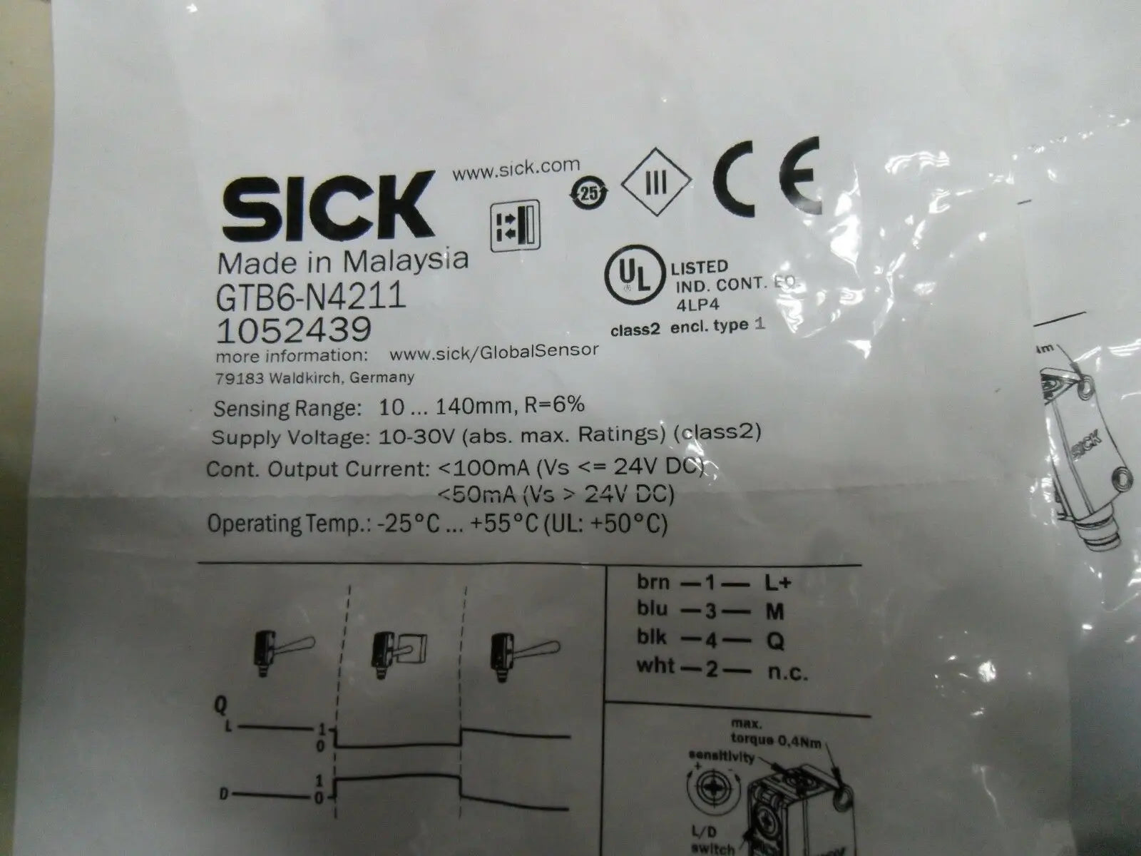 1PC NEW SICK GTB6-N4211 free shipping