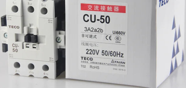 cu-50 cu50 220vac New 1PCS teco contactor free ship