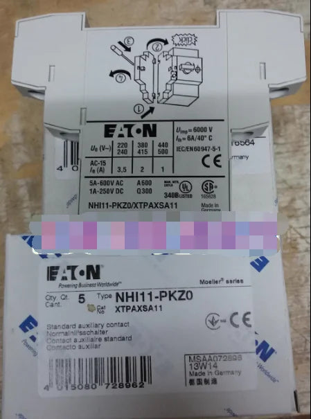 1PC  NEW   EATON  MOELLER  NHI11-PKZ0   free shipping