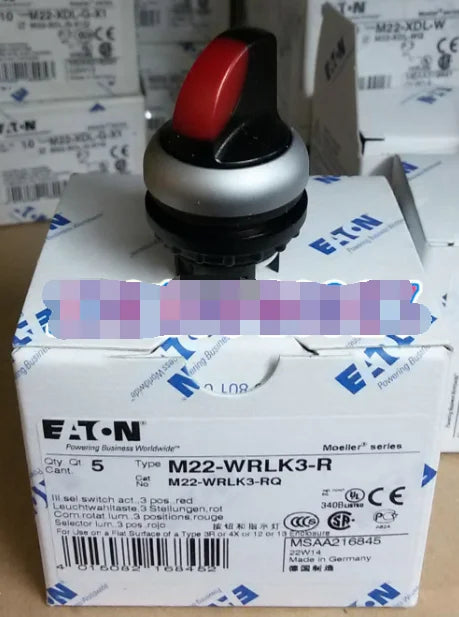 1PC NEW EATON MOELLER M22-WRLK3-R free shipping