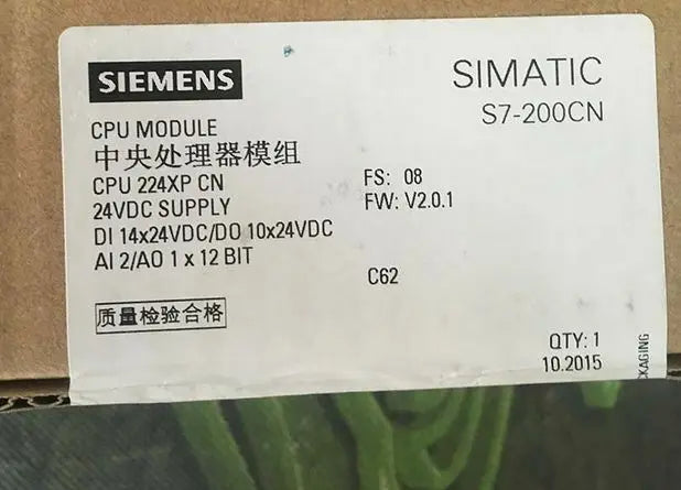 6ES7 214-2AD23-0XB8 6ES7214-2AD23-0XB8 New SIEMENS free shipping