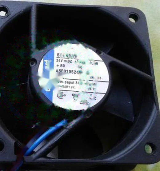 1pc new fan 614F 24V 612F 612FL 12V 0.41W ebmpapst 6CM freeship