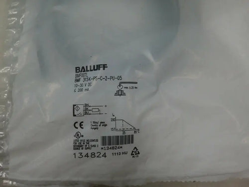 1PC   NEW    BALLUFF   BMF  315K-PS-C-2-PU-05    134824     free   shipping