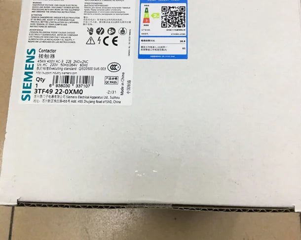 New Siemens 3TF4922-0XM0 AC220V Ac contactor free shipping
