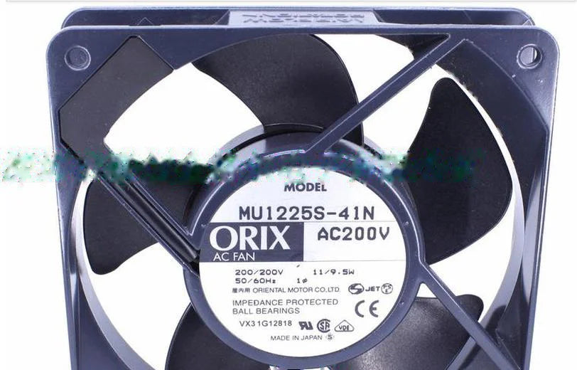 1pc new fan MU1225S-41N AC200V ORIX 120*120*25MM freeship