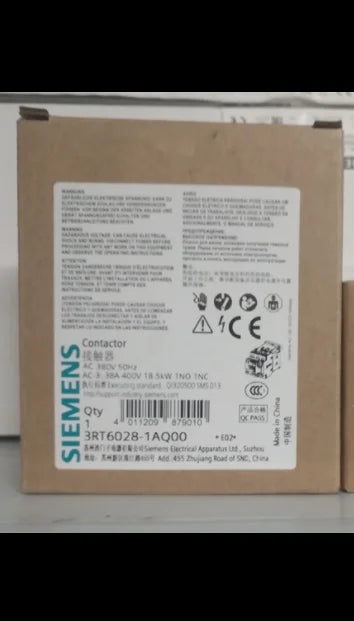 1pc      Siemens  3RT6028-1AQ00  38A  contactor  free shipping