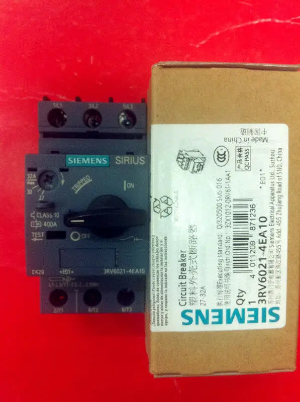 1pc      Siemens   3RV6021-4EA10  27-32A  circuit breaker   free shipping