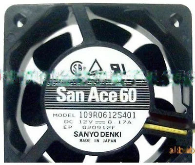 1pc fan new 109R0612S401 109R0612S4D15 109R0614E403 109R0612S4D13 0.17A