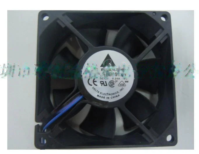 1pc new fan AFB0812H DC12V 0.24A DELTA 80*80*25MM freeship