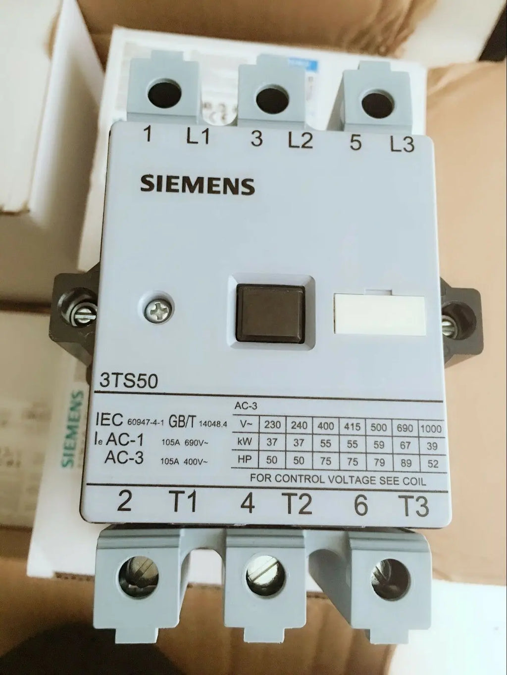 1pc     Siemens   3TS5011-0XM0  Ac contactor   free shipping