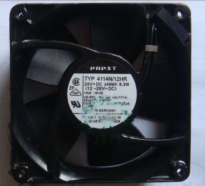 1pc new fan 4114N/12HR PAPST 24VDC 8.3W 120*120*38MM freeship