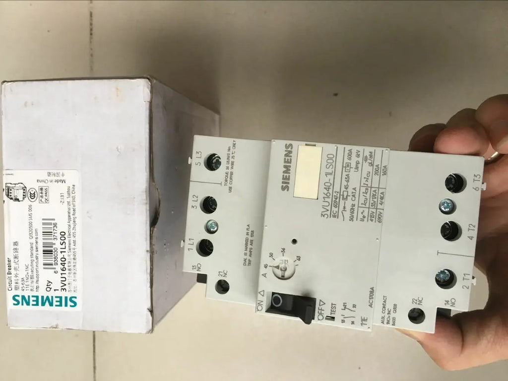 New Siemens 3VU1640-1LS00 Circuit Breaker free shipping