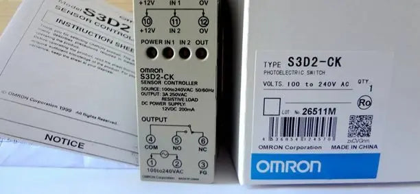 S3D2-CK S3D2 CK 100-240VAC New Omron Sensor Controller free shipping