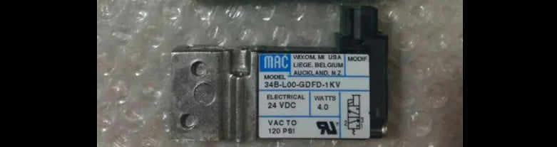 1PC  USED   MAC   34B-LOO-GDFD-1KV   free  shipping