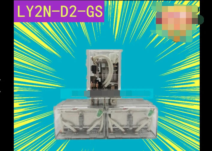 1PC  NEW   Omron   LY2N-D2-GS   DC24V  AC220V     free  shipping