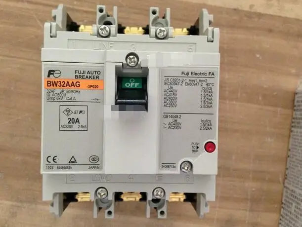 BW32AAG 3P 20A 1PCS NEW FUJI Circuit Breaker