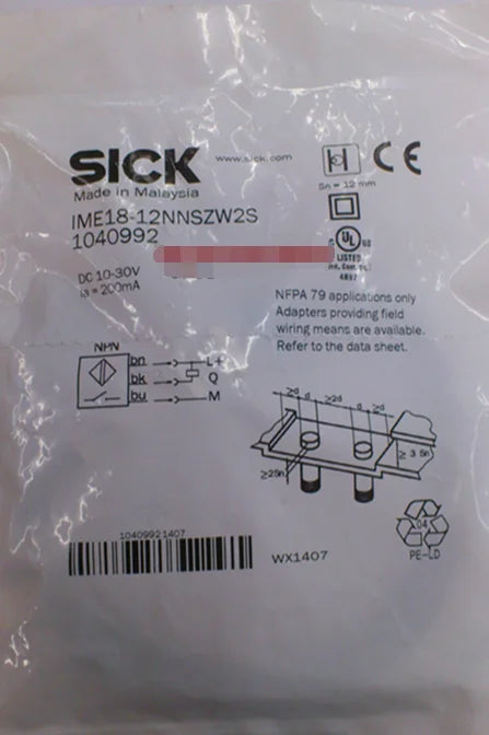 IME18-12NNSZW2S IME1812NNSZW2S NEW SICK proximity switches free shipping