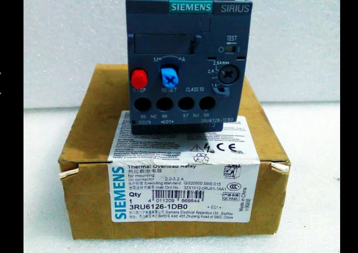 1pc      Siemens  3RU6126-1DB0   2.2-3.2A  Thermal relay  free shipping