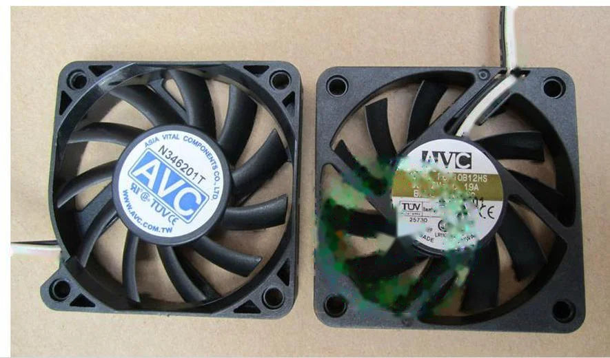 1pc new fan C6010T12H DC12V 0.10A AVC 60*60*10 freeship