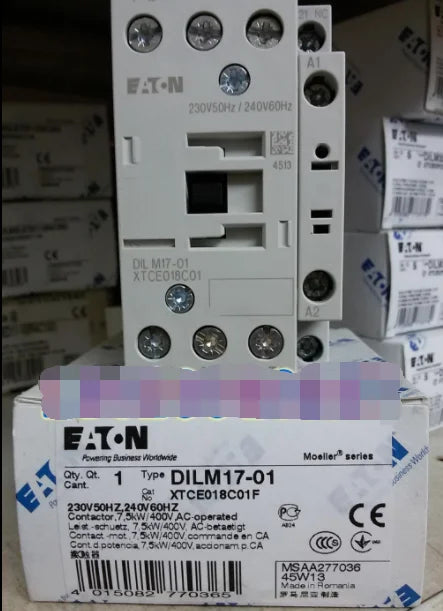 1PC NEW EATON MOELLER DILM17-01 230V50Hz,240V60Hz free shipping