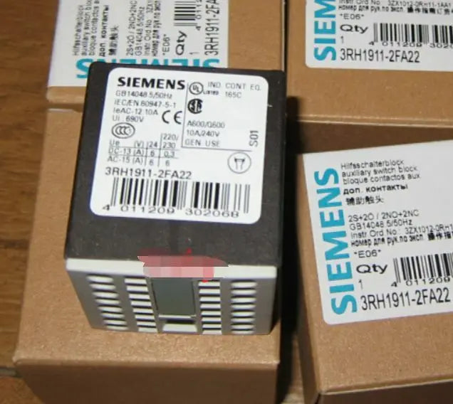 1pc 3RH1911-2FA22 NEW SIEMENS AUXILIARY CONTACT free shipping