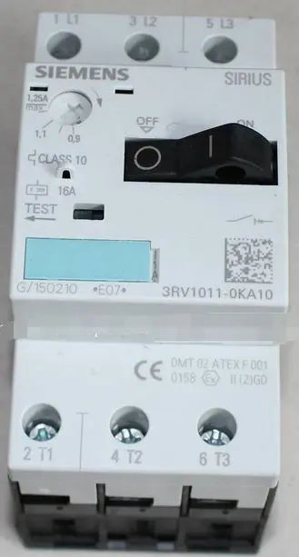 3RV1011-0KA10 3RV10 11-0KA10 NEW Siemens free shipping