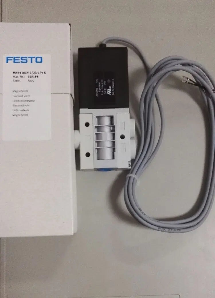 MHE4-M1H-3/2G-1/4-K MHE4M1H3/2G1/4K 525188 FESTO double solenoid valve NEW
